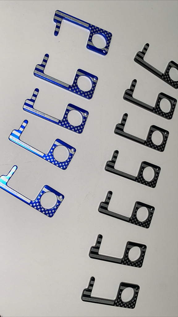 THIN BLUE LINE COVID KEY- NO BELT CLIP