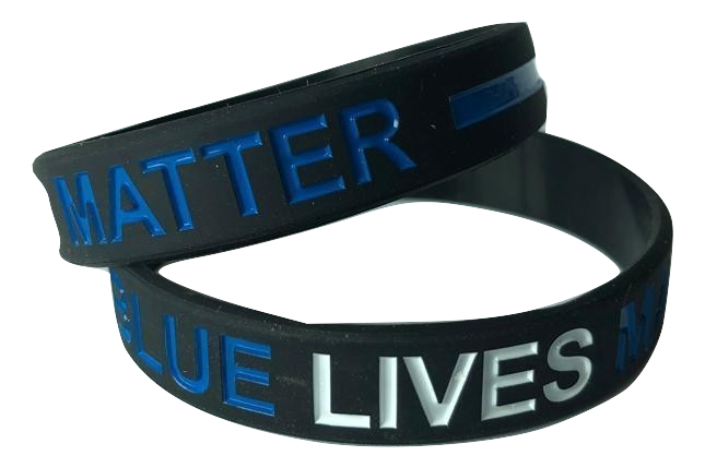 Blue Lives Matter Wristband