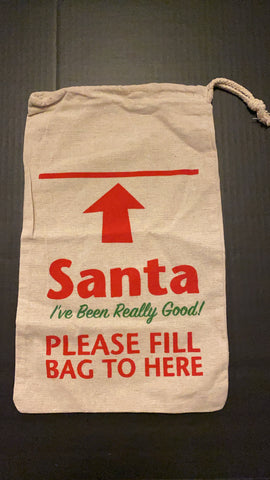 CHRISTMAS SANTA SACK- FREE PERSONALIZED NAME