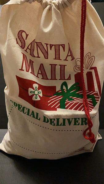 CHRISTMAS SANTA SACK- FREE PERSONALIZED NAME