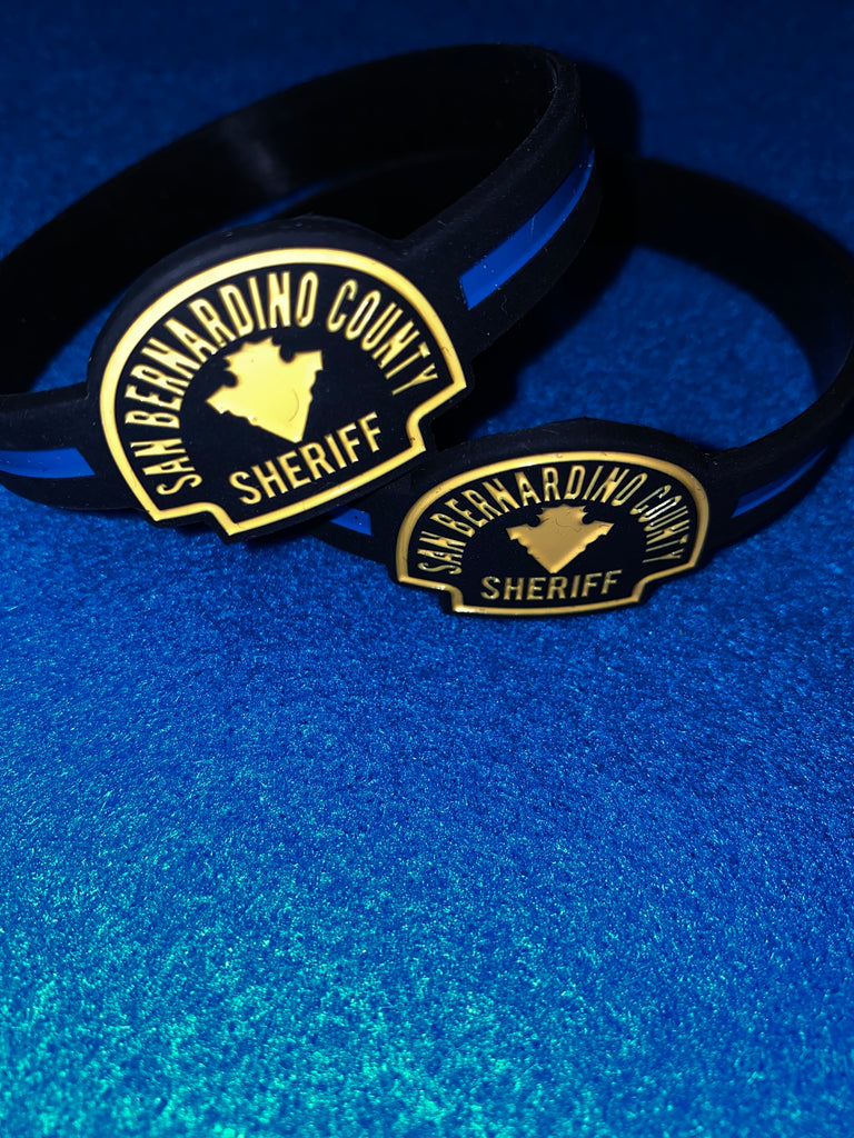 San Bernardino County Sheriff 2 Dimensional Wristband
